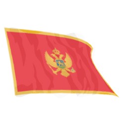 Bandiera Montenegro